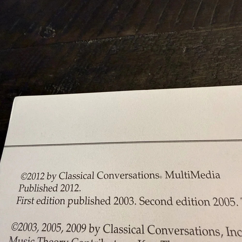Classical Conversations Foundations 4th Edition Leigh Bortins Homeschool Guide